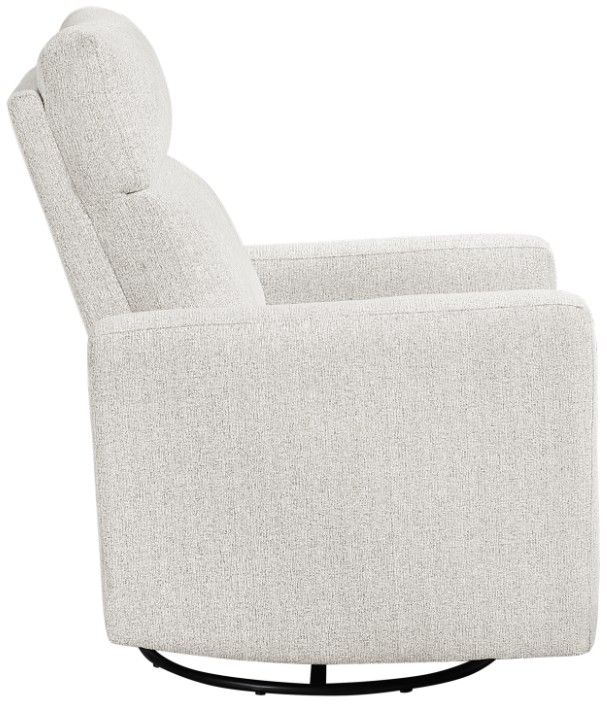 Homelegance® Olathe Newsprint Manual Swivel Glider Reclining Chair-3