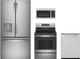 GE® 4 Piece Stainless Steel Kitchen Appliance Package-0
