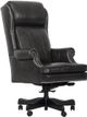 Parker House® Pacific Gray Leather Desk Chair-0