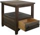 International Furniture Direct Town Brown End Table-2