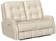 Flexsteel® Customizable Devon Fabric Power Reclining Loveseat with Power Headrests-1