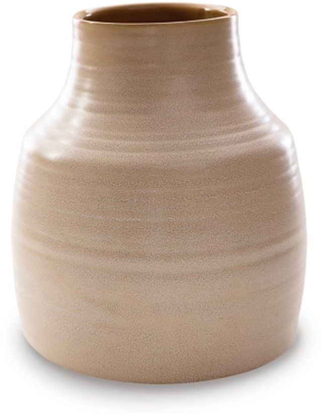 Signature Design by Ashley® Millcott 2-Piece Tan Vases-1