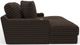 iAmerica Marshmallow Chocolate 2pc Double Chaise-4