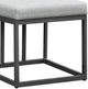 Intercon Navarro Gray/Mocha Fabric/Metal Outdoor Side Chair-2