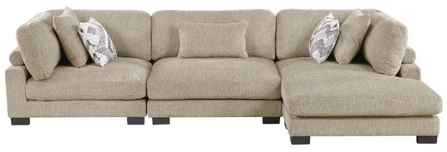 Homelegance® Tinley 3-Piece Brown Modular Sectional and Chaise-3