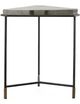 Century® Compositions Glass Top Drinks Table with Bronze Metal Base-1