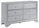 Homelegance® Anatole 4-Piece Silver Queen Bedroom Set-3