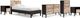 Signature Design by Ashley® Piperton 5-Piece Two-Tone Black/Brown Twin Panel Platform Bed Set-0