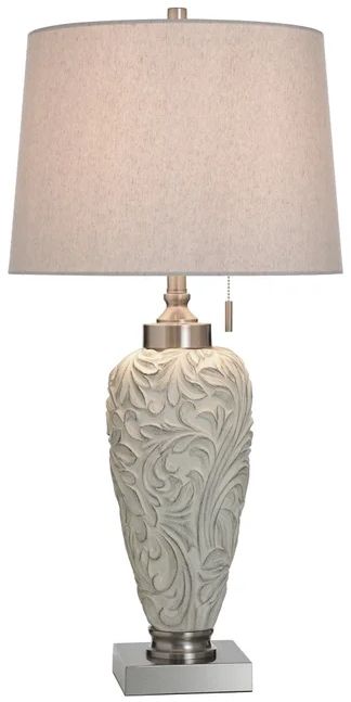 Stylecraft Hacot Silver Table Lamp-1