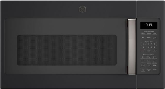GE® 1.9 Cu. Ft. Black Slate Over The Range Microwave