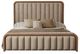 International Furniture Direct Mezquite Light Gray/Natural Upholstered Queen Panel Bed-3