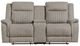 Homelegance® Dean Dove Double Manual Reclining Loveseat with Center Console-2
