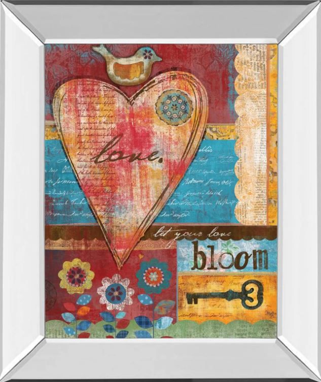 Classy Art Love by Mollie B Mirror Mirror Framed Wall Art-0