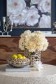 A & B Home Black/Gold Glass Candle Holder with Honeycomb Pattern-3