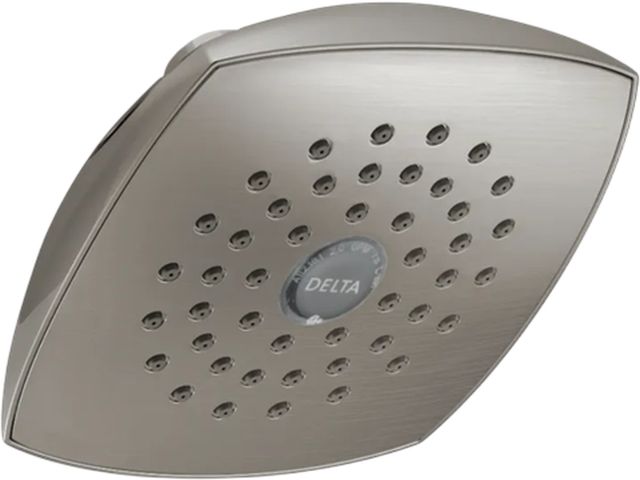 Delta Universal Showering Components 3" Stainless Square Single-Setting Raincan Shower Head-0