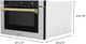 ZLINE Autograph Edition 1.2 Cu. Ft. Stainless Steel/Gold Microwave Drawer-5