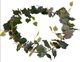 A & B Home Green Flocking Grape Leaf Garland-0