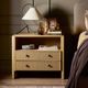 Four Hands Hazel Light Wash Oak Veneer Nightstand-1