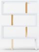 VIG Furniture Modrest Maze Gold/White Bookcase-1