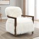 Furniture of America® Eramo White Accent Chair-1