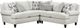 Fusion Furniture 7005 Contour 3-Piece Natural L-Shaped Sectional-0