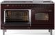 Ilve® Nostalgie II Series 60" Burgundy Pro Style Dual Fuel Range-2