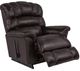 La-Z-Boy® Randell Dark Chocolate Leather Manual Rocking Recliner-2