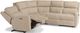 Flexsteel® Catalina Beige Power Reclining Sectional with Power Headrests-1