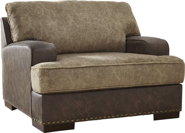 Signature Design by Ashley® Alesbury Chocolate Chair and a Half-0