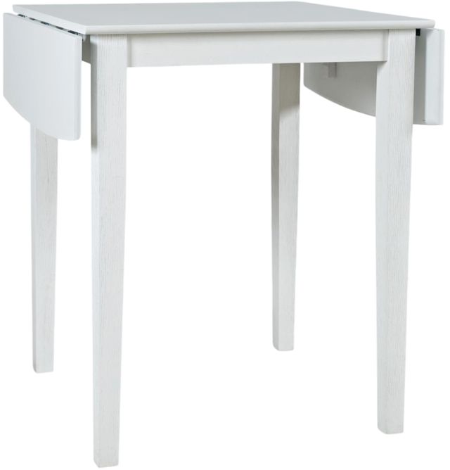 Jofran Inc. Eastern Tides Blanc Drop Leaf Counter Table-0