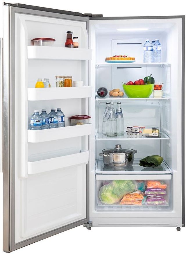 FORNO® Alta Qualita 61 in. 27.6 Cu. Ft. Stainless Steel Built In Side-by-Side Refrigerator-6