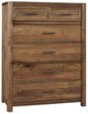 LM Co Home By Vaughan-Bassett Crafted Oak by Ben & Erin Napier Natural 5-Drawer Chest-0