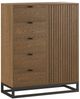 HH2 Home Reserve Light Brown Gentleman's Chest of Drawers-1
