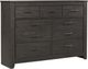 Signature Design by Ashley® Brinxton 2-Piece Charcoal Queen/Full Panel Headboard Set-2