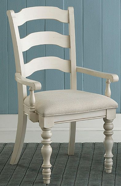 HH2 Home Pine Island 2-Piece Old White Arm Chair Set-1