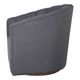 Uttermost® Cuthbert Light Charcoal Gray Swivel Chair-4