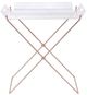 ACME Furniture Cercie Clear Tray Table with Copper Base-4