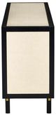 Currey & Company Deanna Black/Ivory Console Table-2