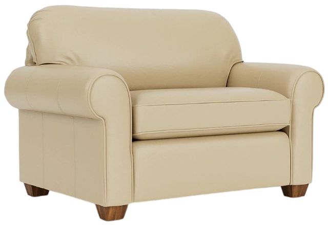 Flexsteel® Customizable Thornton Leather Chair and a Half-0