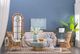 A & B Home Mahana Blue/White Coral Wall Art-5