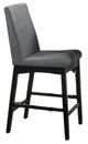 Furniture of America® Strom 2-Piece Dark Walnut/Gray Counter Chair Set-0