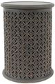 Jofran Inc. Global Archive Decker Antique Gray Large Drum Table-0