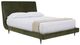 American Leather® Customizable Menlo Park Leather California King Upholstered Panel Bed-0