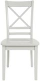 Jofran Inc. Simplicity Dove Gray X-Back Dining Side Chair-2