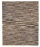 A & B Home Black/Brown 8' x 10 ' Rug with Loop Shuttle Weave Durrie-0