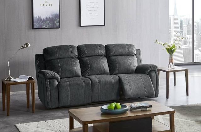 New Classic® Home Furnishings Tango Shadow Dual Manual Recliner Sofa-2