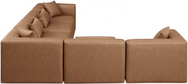 Meridian Furniture Cube 6-Piece Brown Modular Sectional-2
