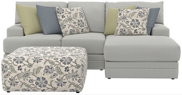 Jackson Furniture Stockbridge 3-Piece Slate Right-Arm Facing Sectional with Ottoman-1