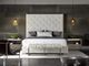 Universal Explore Home™ Customizable Modern Brando Upholstered Panel Bed-1