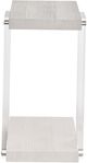 Universal Weekender Coastal Living Home St. Kitts White Sand Accent Table-2
